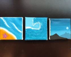 1 malen auf leinwand