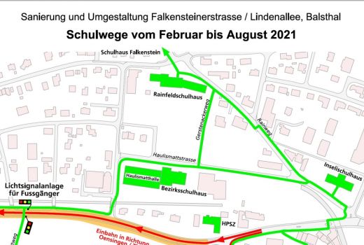 Informationen zum Schulweg in Balsthal