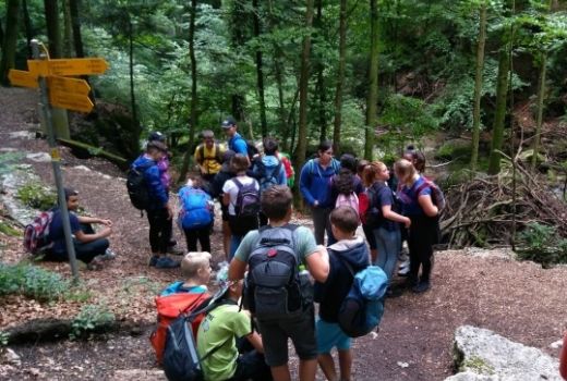 Schulreise Sek B 1c, Twannbachschlucht