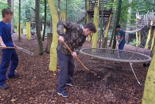 Arbeitseinsatz Naturpark Thal Sek E 3b Balsthal