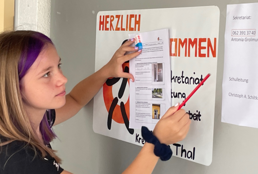 Erster Schultag Standort Balsthal